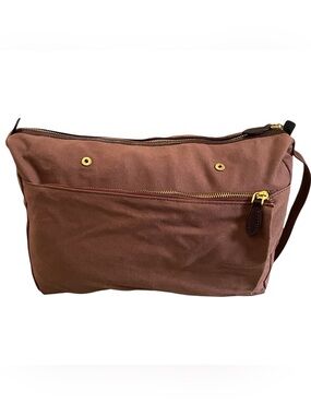 Old Trend canvas leather trim handbag insert